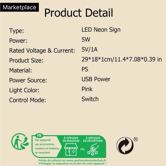 Good Vibes Floral Wall Decor- Neon Light Home Decor - Picture 10 of 13